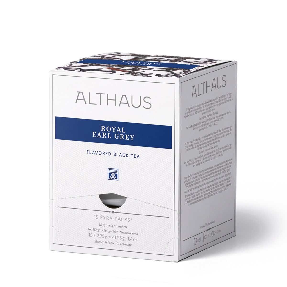 Royal Earl Grey Flavoured Black Tea - Pyra Pack (6x15x2,75g)