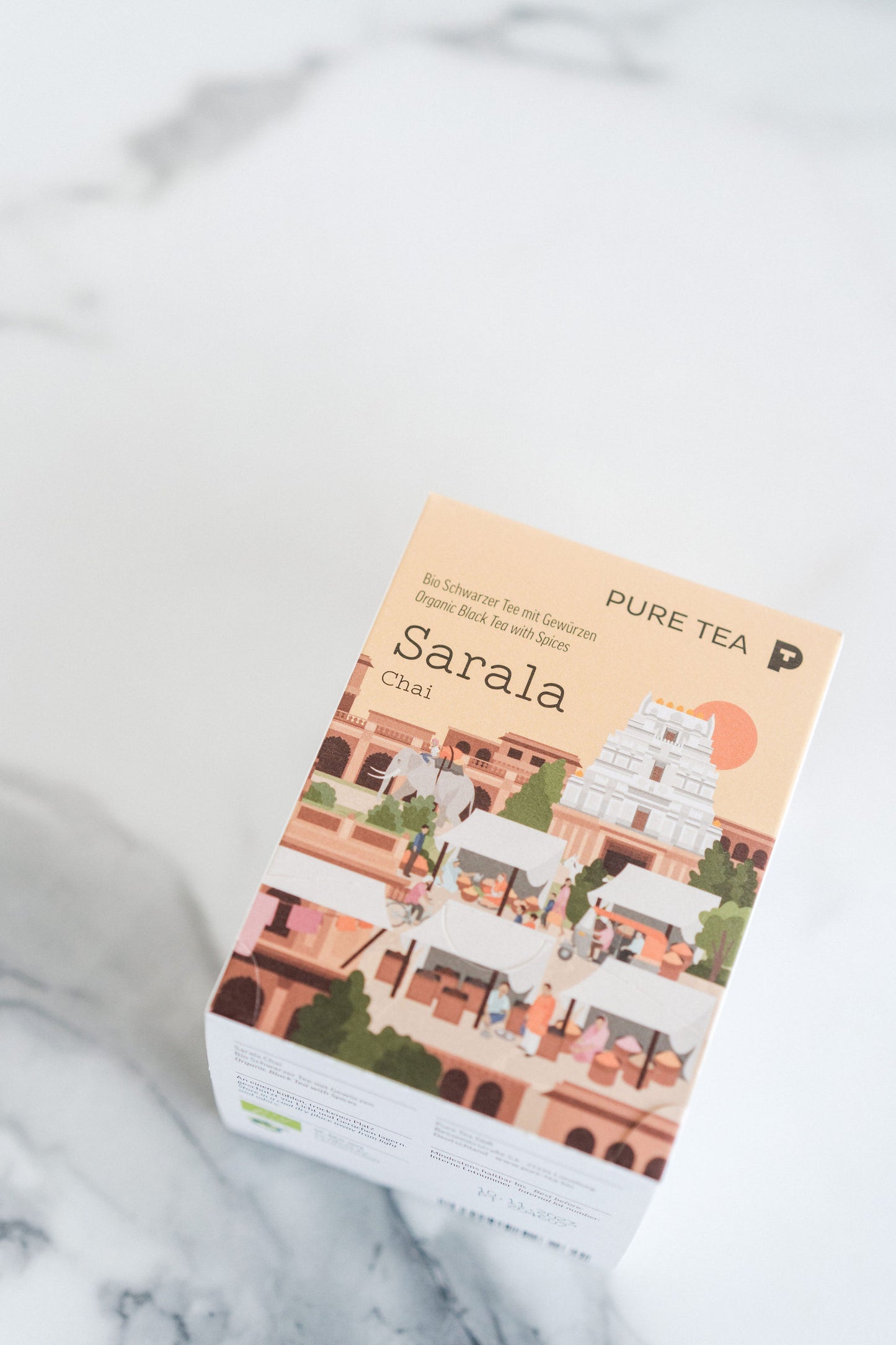 Sarala Chai Organic Black Spiced Tea (15x3g)