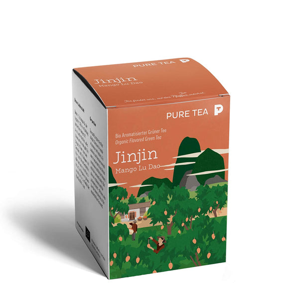 Jinjin Mango Organic Flavoured Green Tea (15x3g)